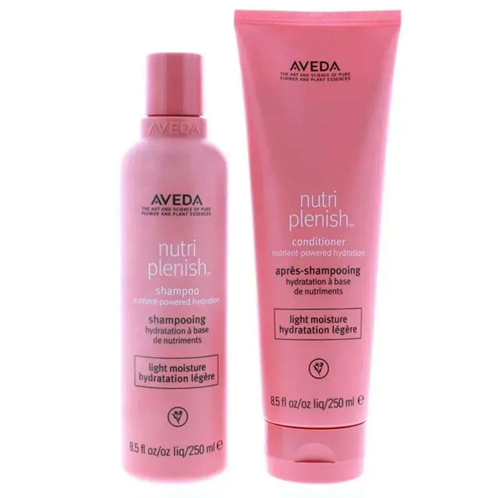 Aveda Nutriplenish Light Moisture Shampoo Conditioner 8.5 oz Duo Set