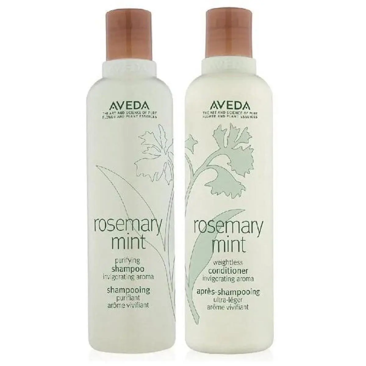 Aveda Rosemary Mint Purifying Shampoo Conditioner 8.5 oz Kit