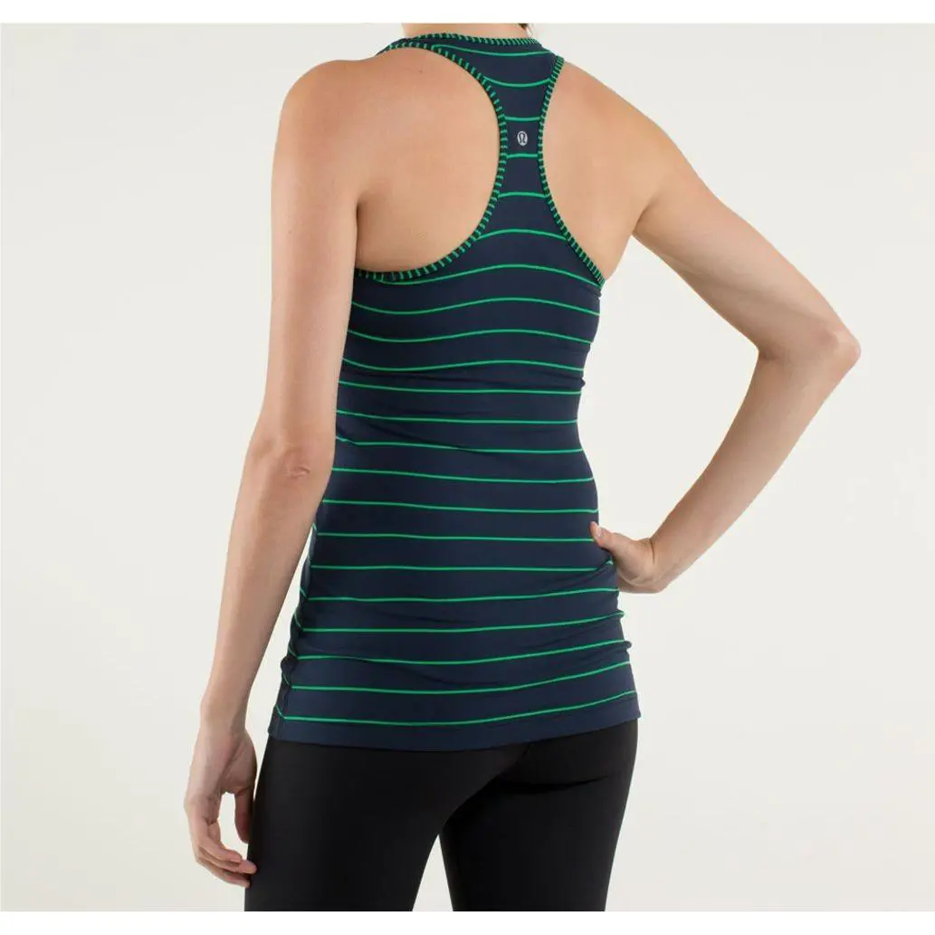 Lululemon clothing - Multicolor, LULU Name: SLALOM STRIPE INKWELL / HYPER STRIPE GREEN BEAN, LULU Code: SSIW/HSGB/INKW 0