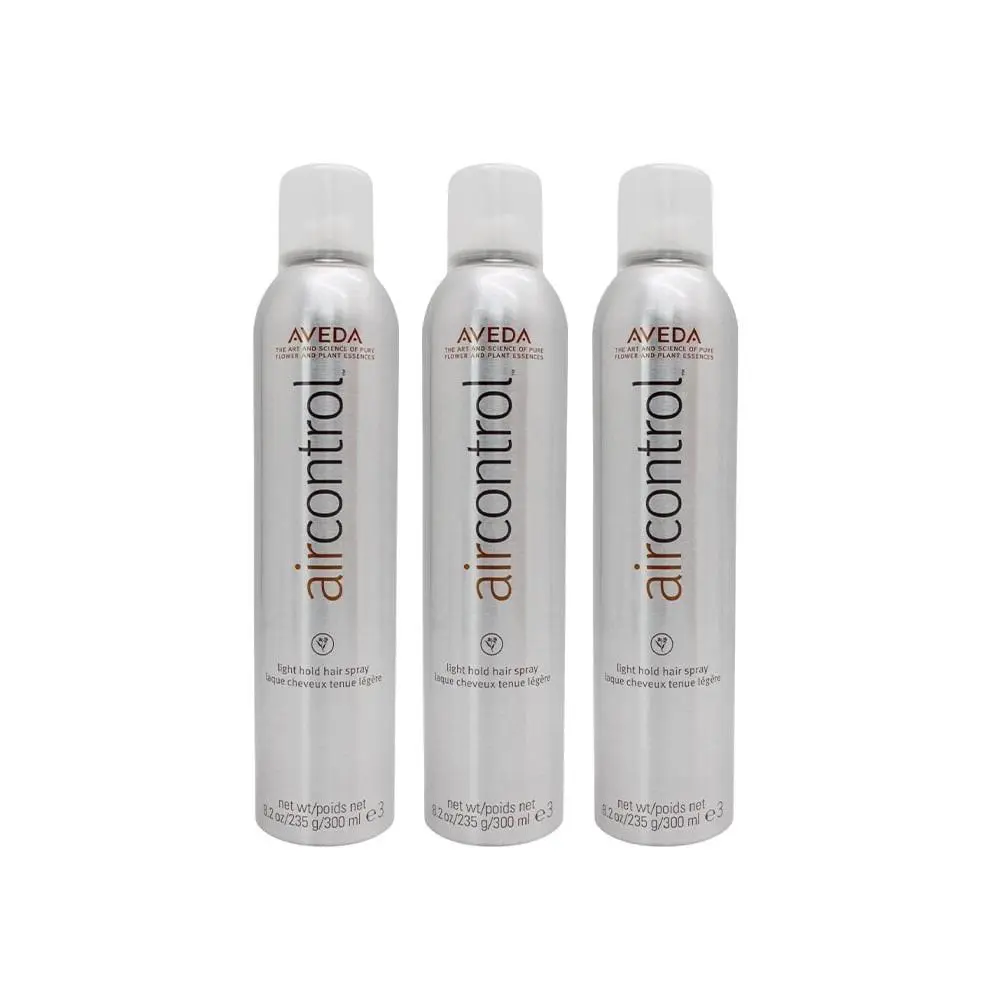 Aveda Air Control Light Hold Hair Spray 8.2 oz Pack of 3