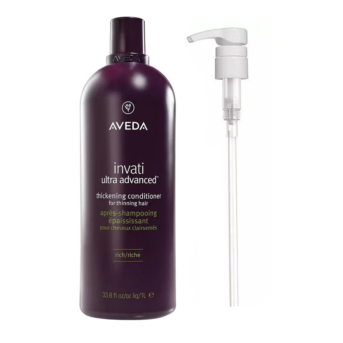 Aveda Invati Thickening Conditioner - Rich with Free Pump 33.8 fl oz 1000ml
