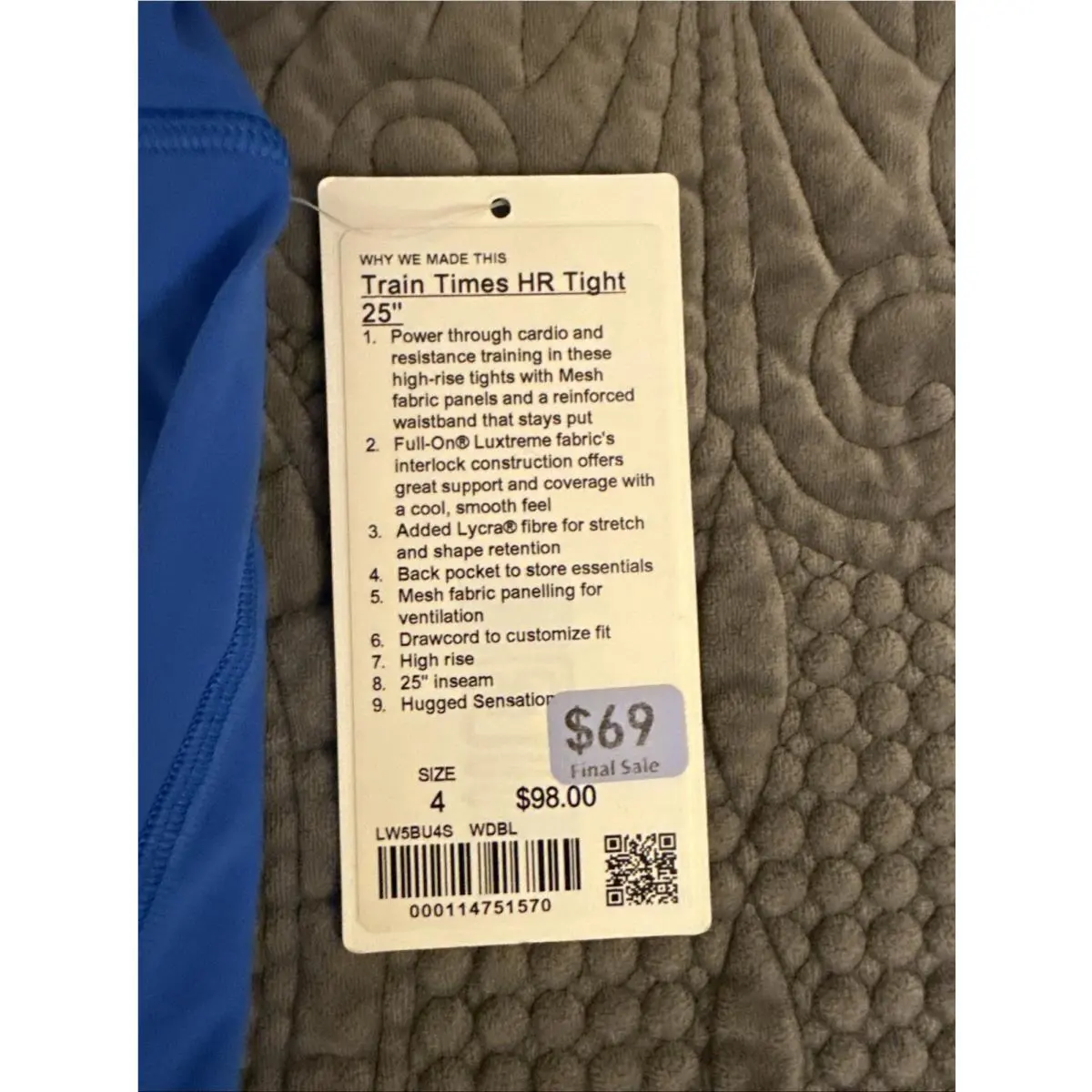 Lululemon clothing - 51574 - 51574 - Wild Bluebell 3