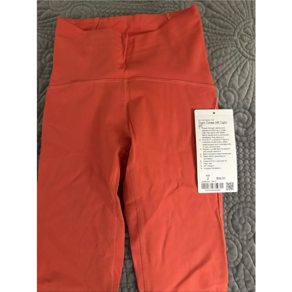 Lululemon clothing - Poppy Coral 3