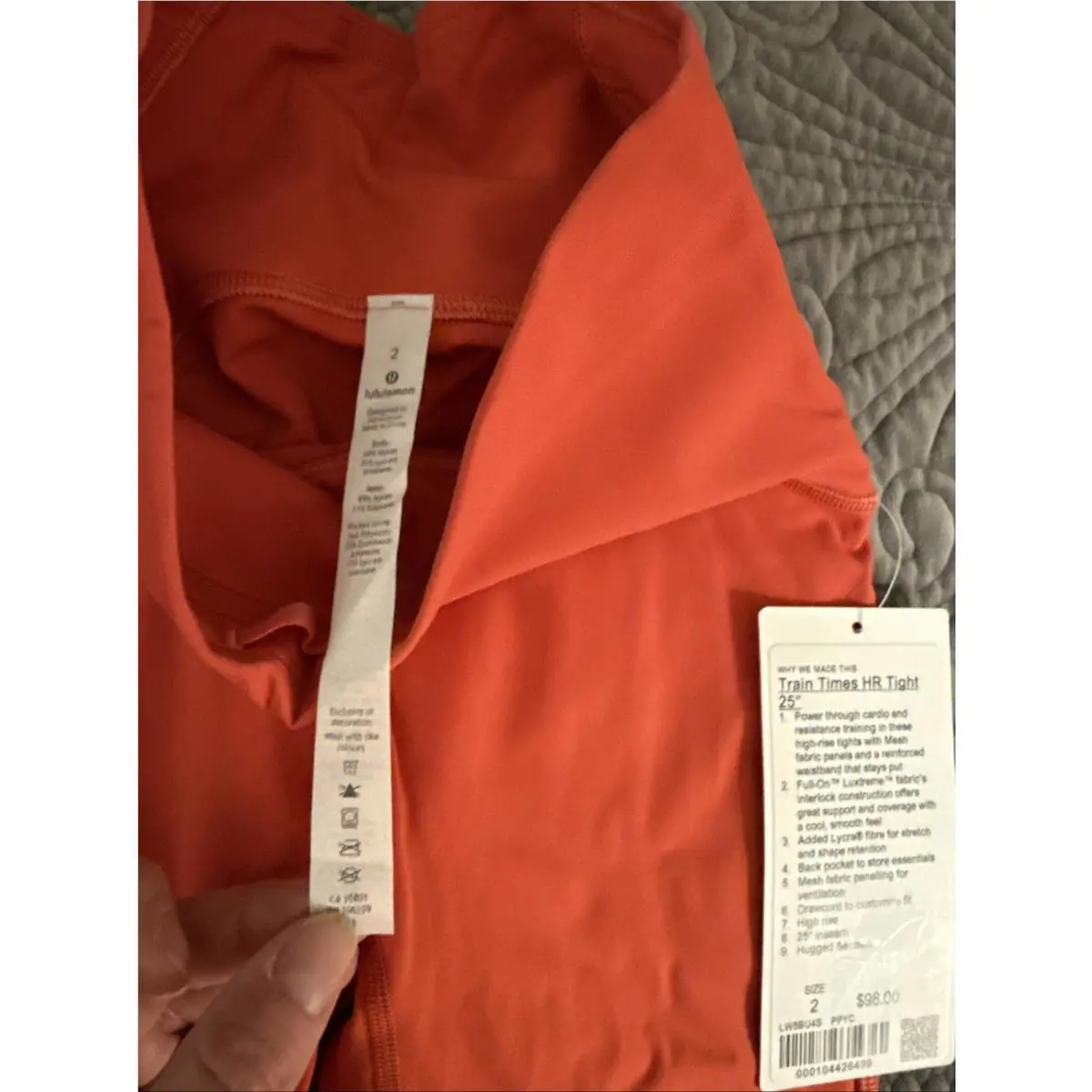 Lululemon clothing - Poppy Coral 4