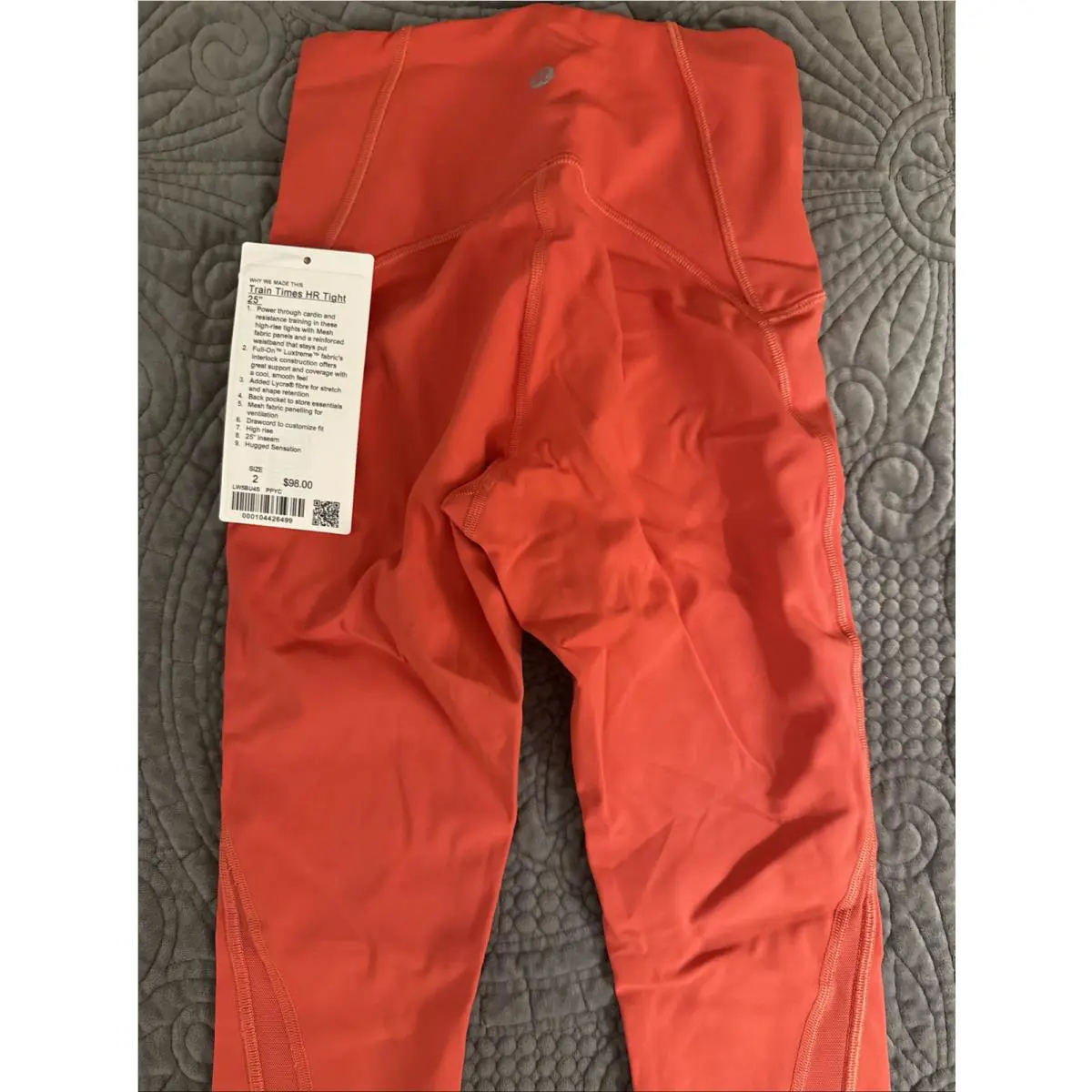 Lululemon clothing - Poppy Coral 5