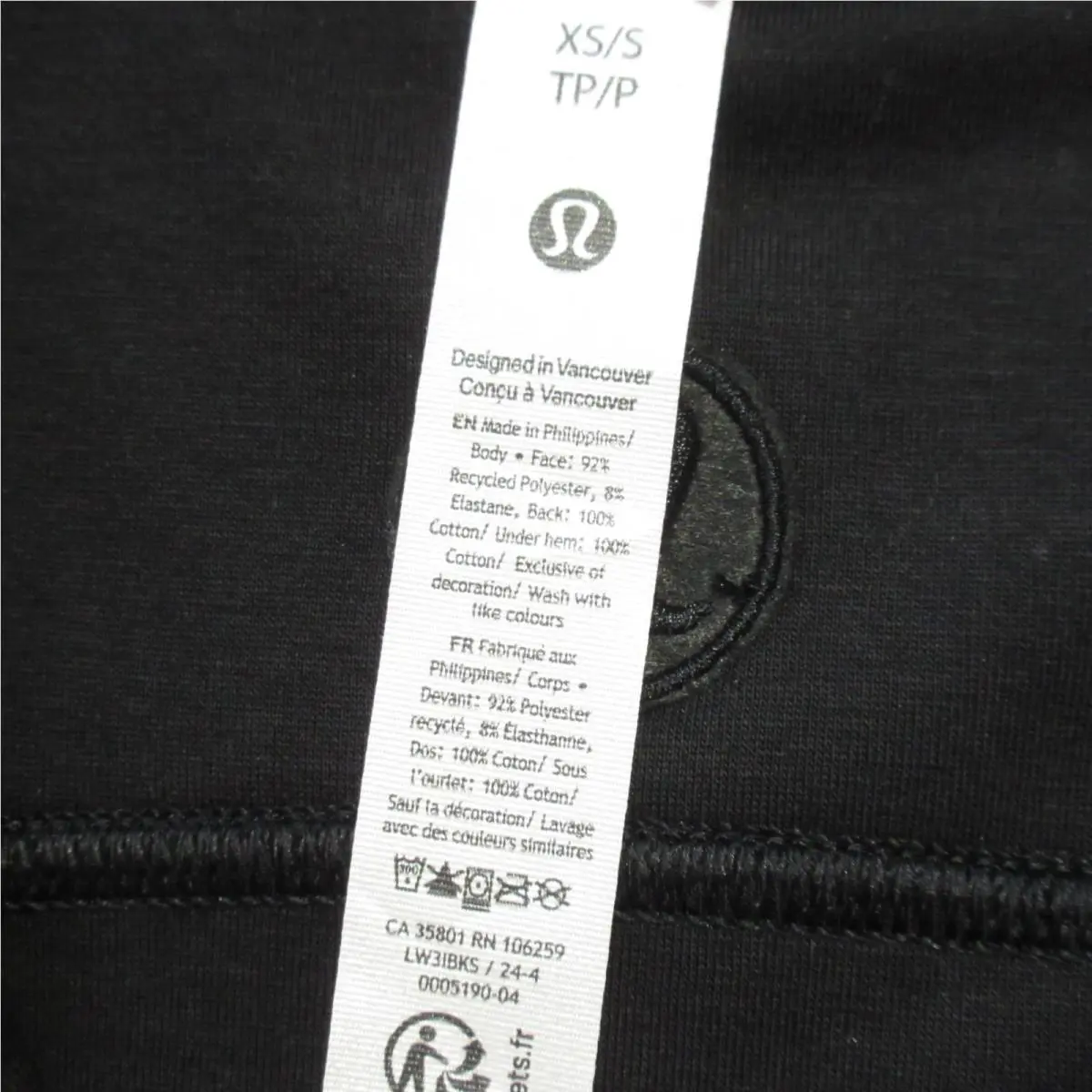 Lululemon clothing - Black 3