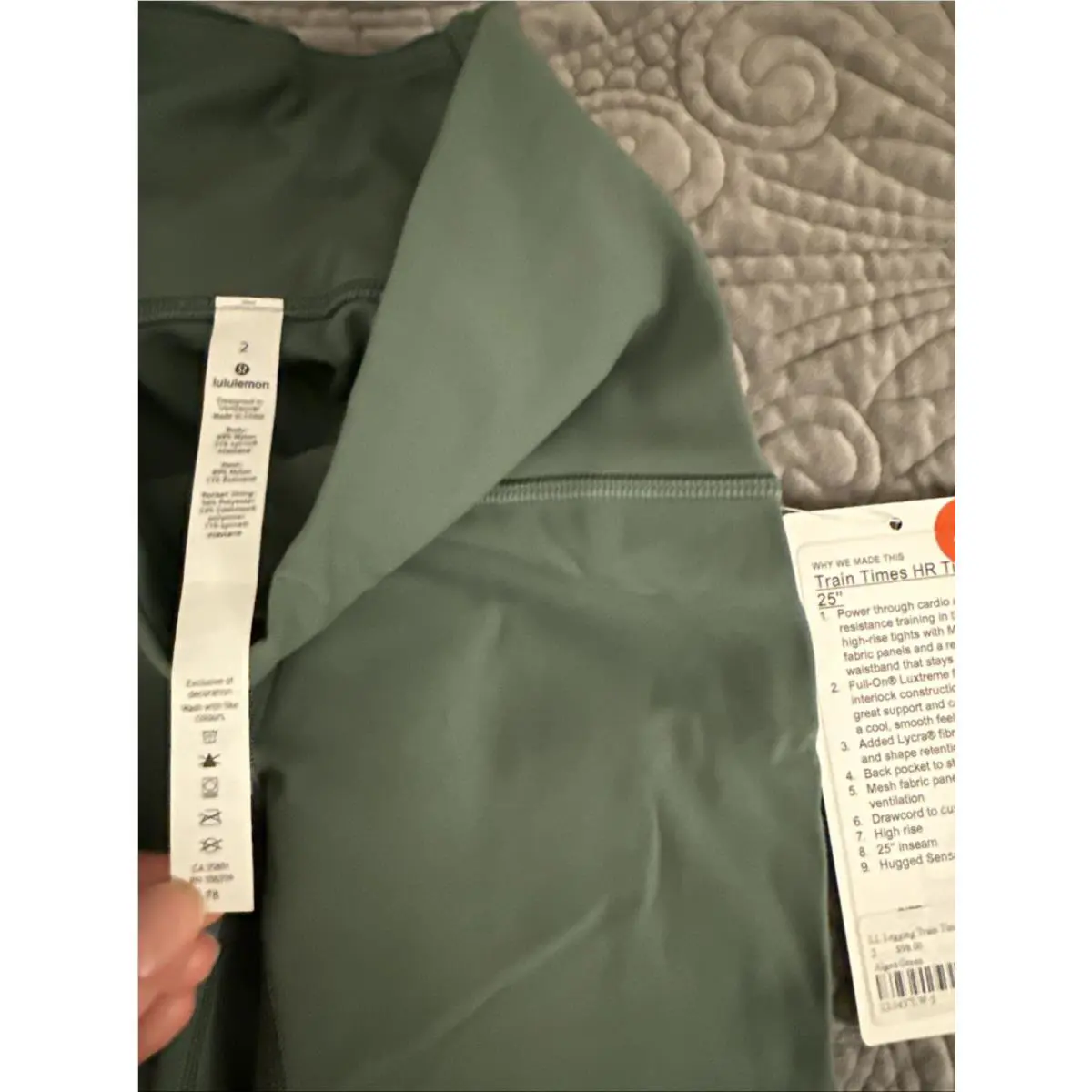 Lululemon clothing - Green 3