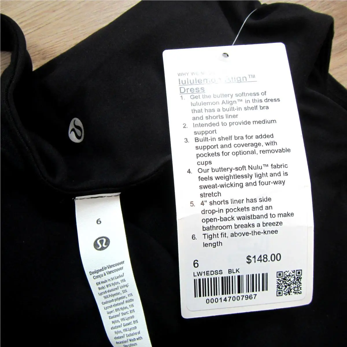 Lululemon clothing - Black 1
