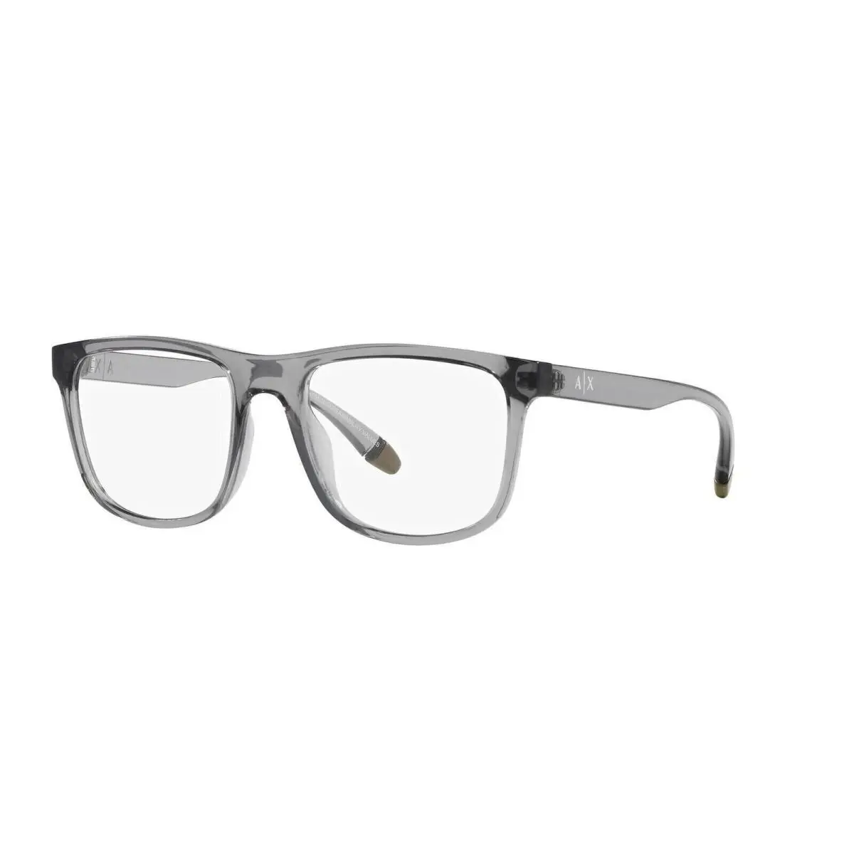 A｜x Armani Exchange Men`s AX3101U 8223 55mm Universal Fit Square Eyewear Frames