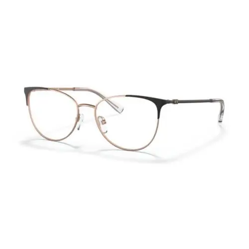 Armani Exchange Women`s Ax1034 6106 52mm Cat Eye Eyeglass Frames - Frame: Matte Rose Gold/Black/Demo Lens