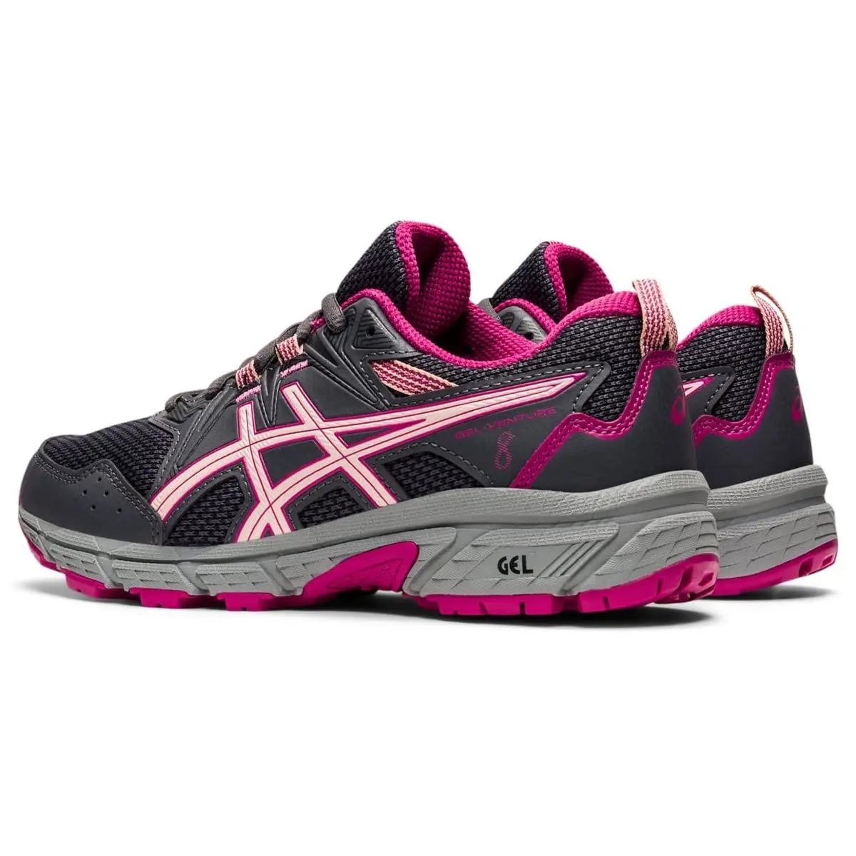 Asics Kid`s Gel-venture 8 GS Running Shoes Size 5 US Carrier Grey/breeze - Carrier Grey/Breeze