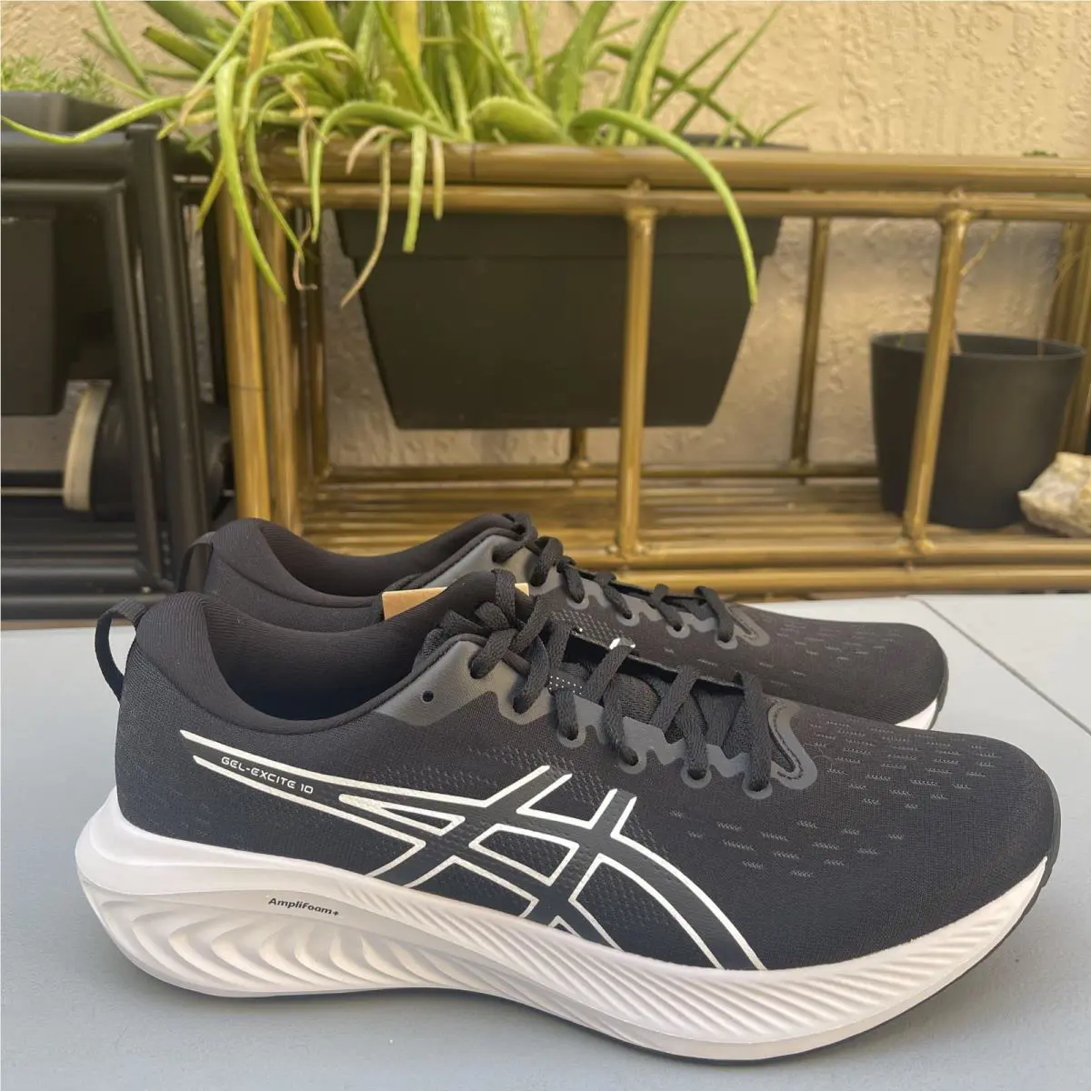 Asics shoes - ASICS GEL-Excite 10 - Black/White (UPC: 0196074955893) 2