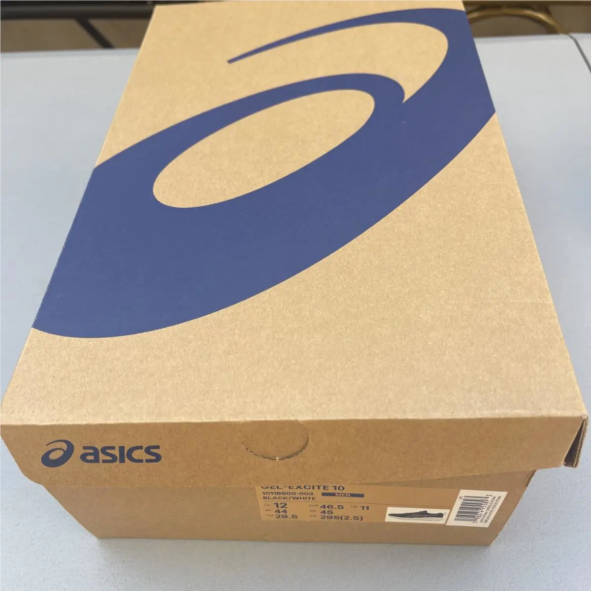 Asics shoes - ASICS GEL-Excite 10 - Black/White (UPC: 0196074955893) 6