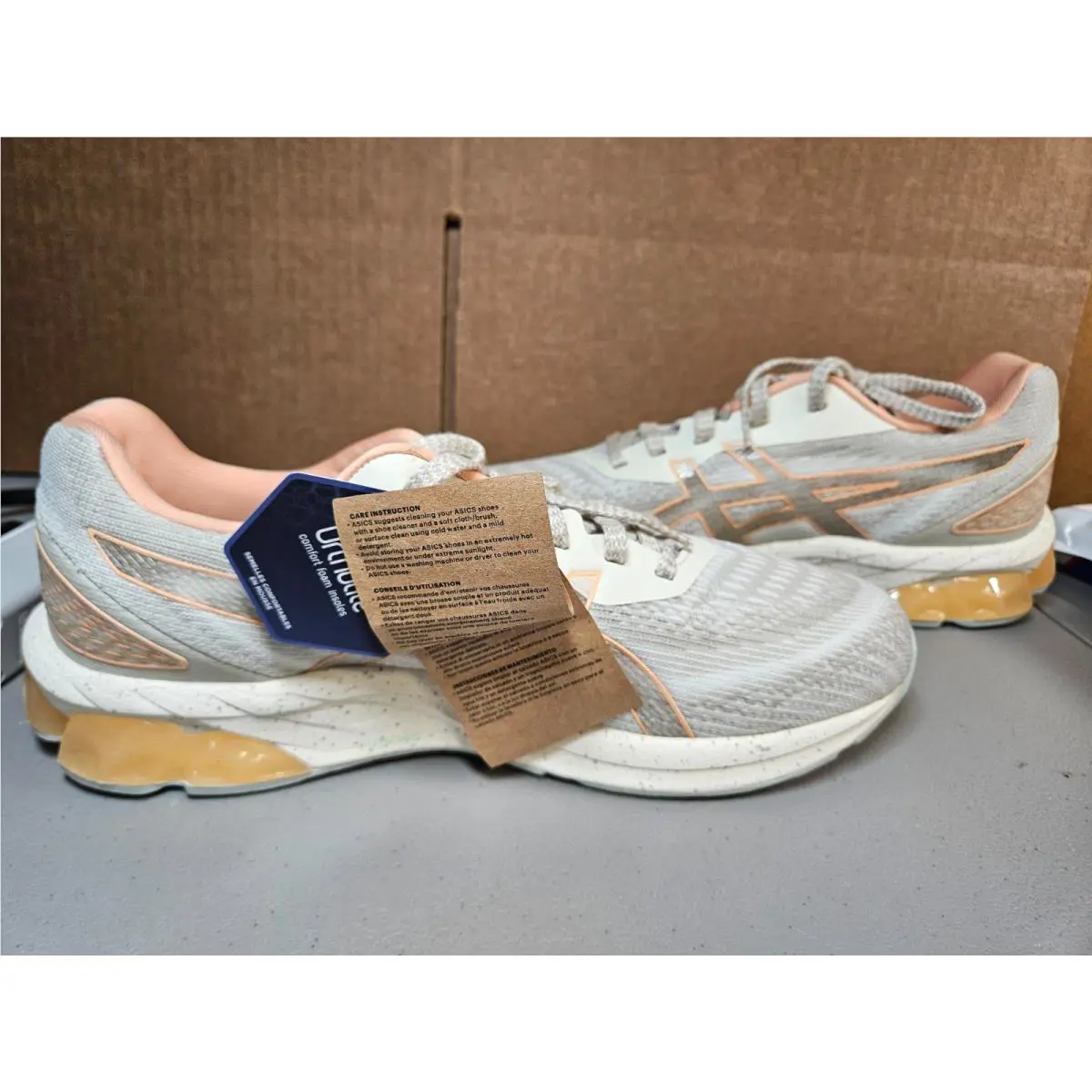 Asics shoes - ASICS GEL-Quantum 180 7 - 1202A367-020 - Smoke Grey/Cream 2