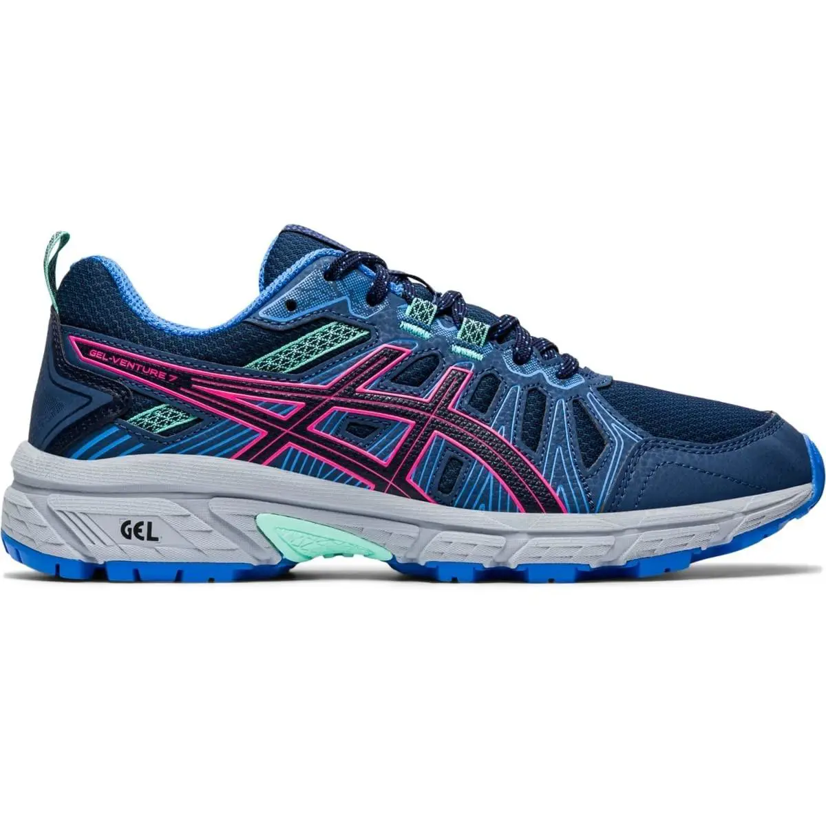 Asics shoes - ASICS Gel Venture - Gel Venture - 1012A476-401 - PEACOAT/ HOT PINK 0