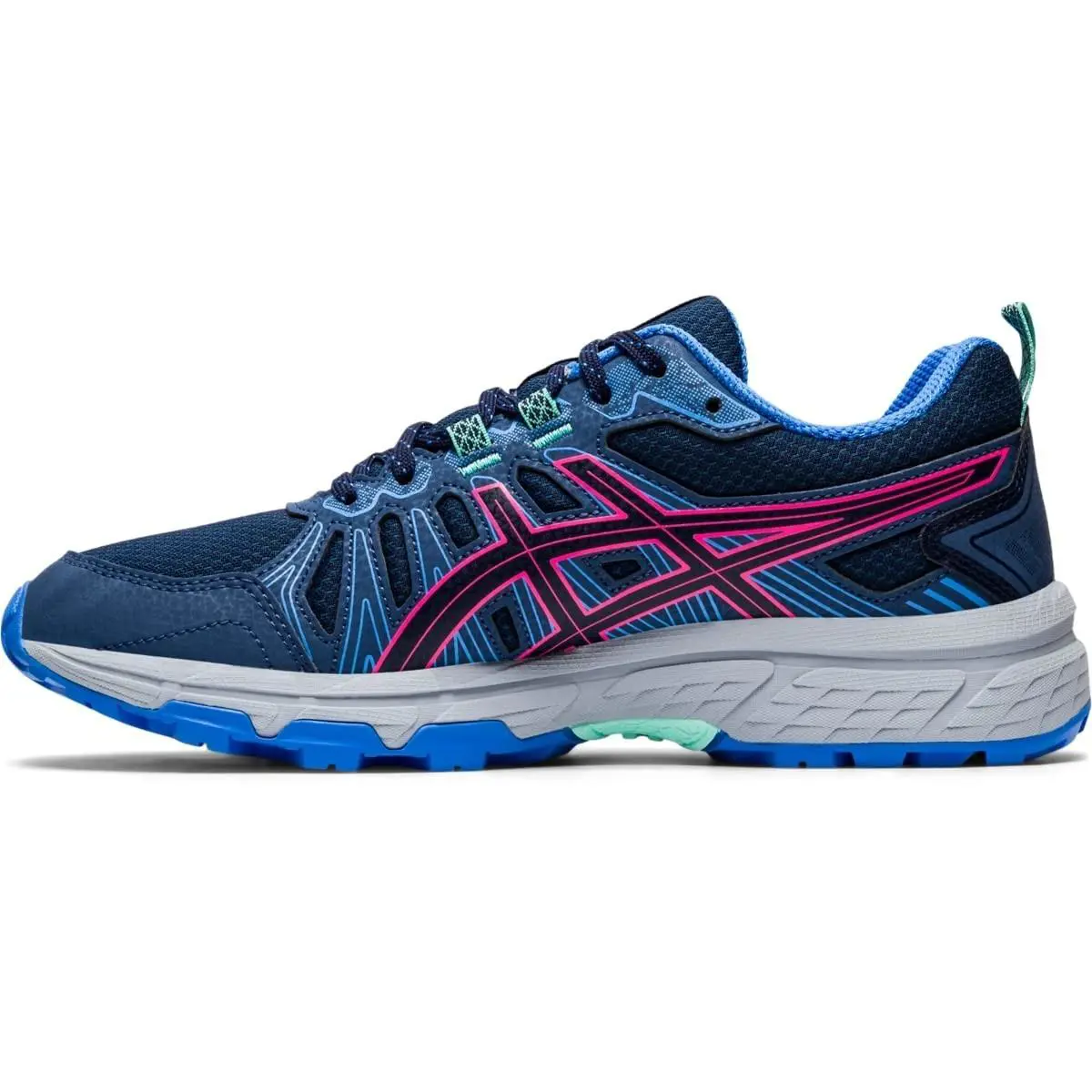 Asics shoes - ASICS Gel Venture - Gel Venture - 1012A476-401 - PEACOAT/ HOT PINK 1