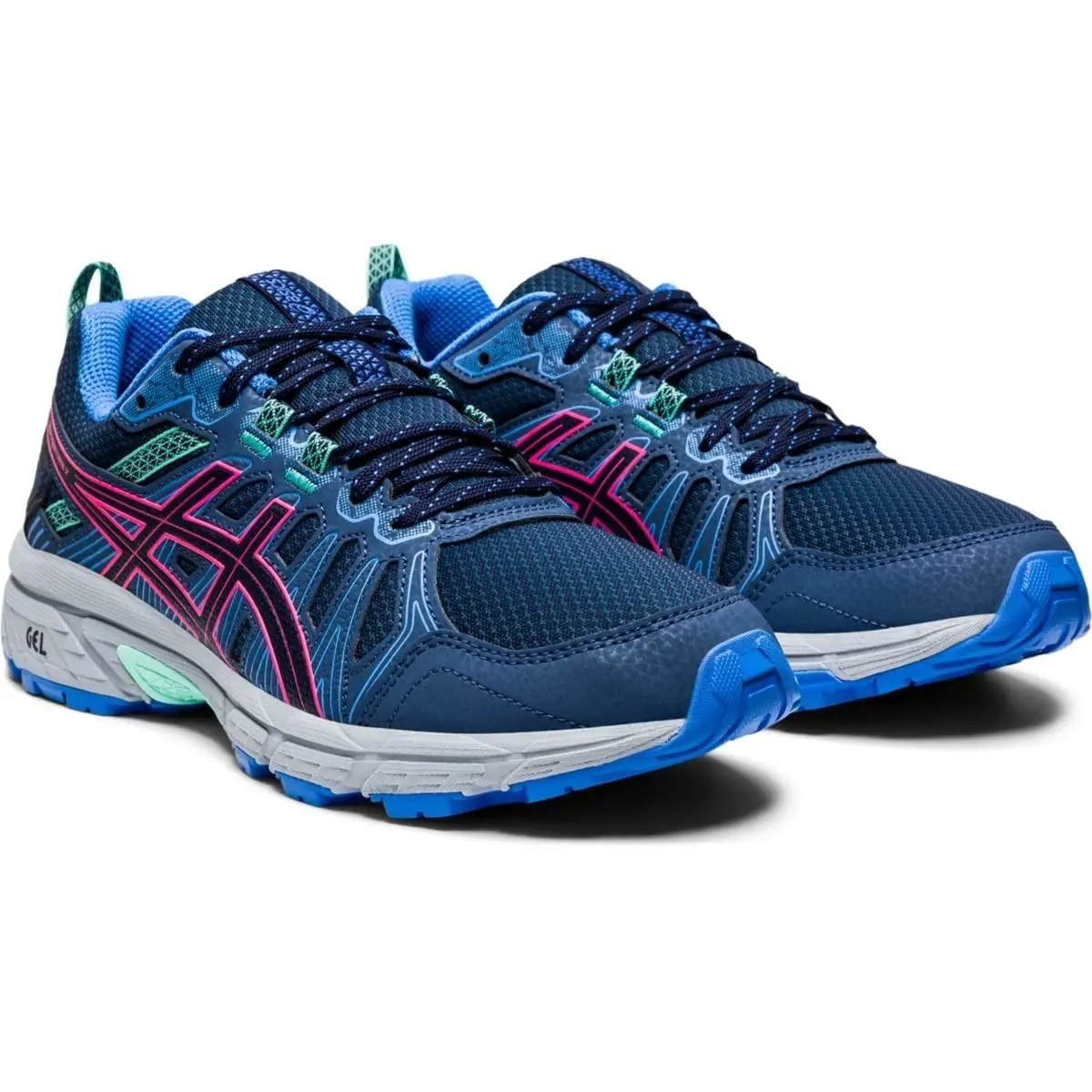 Asics shoes - ASICS Gel Venture - Gel Venture - 1012A476-401 - PEACOAT/ HOT PINK 3