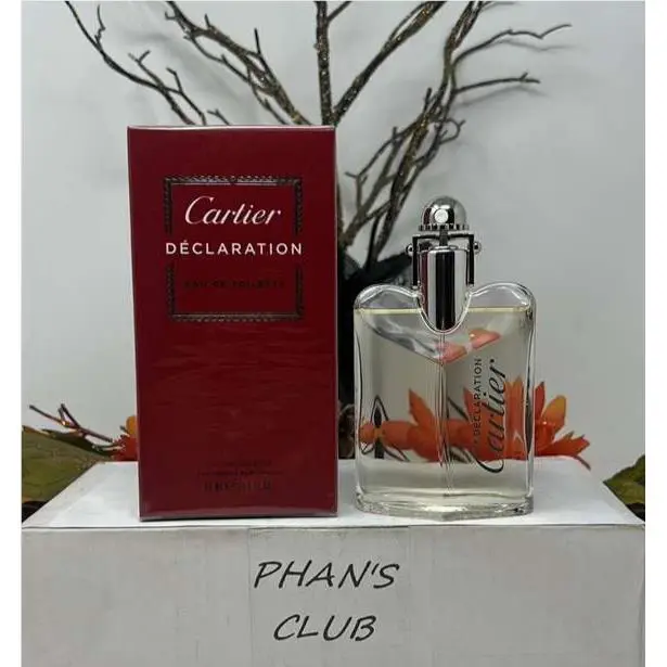 Cartier Declaration 1.6oz Eau de Toilette Woody Floral Musk Cologne For Men