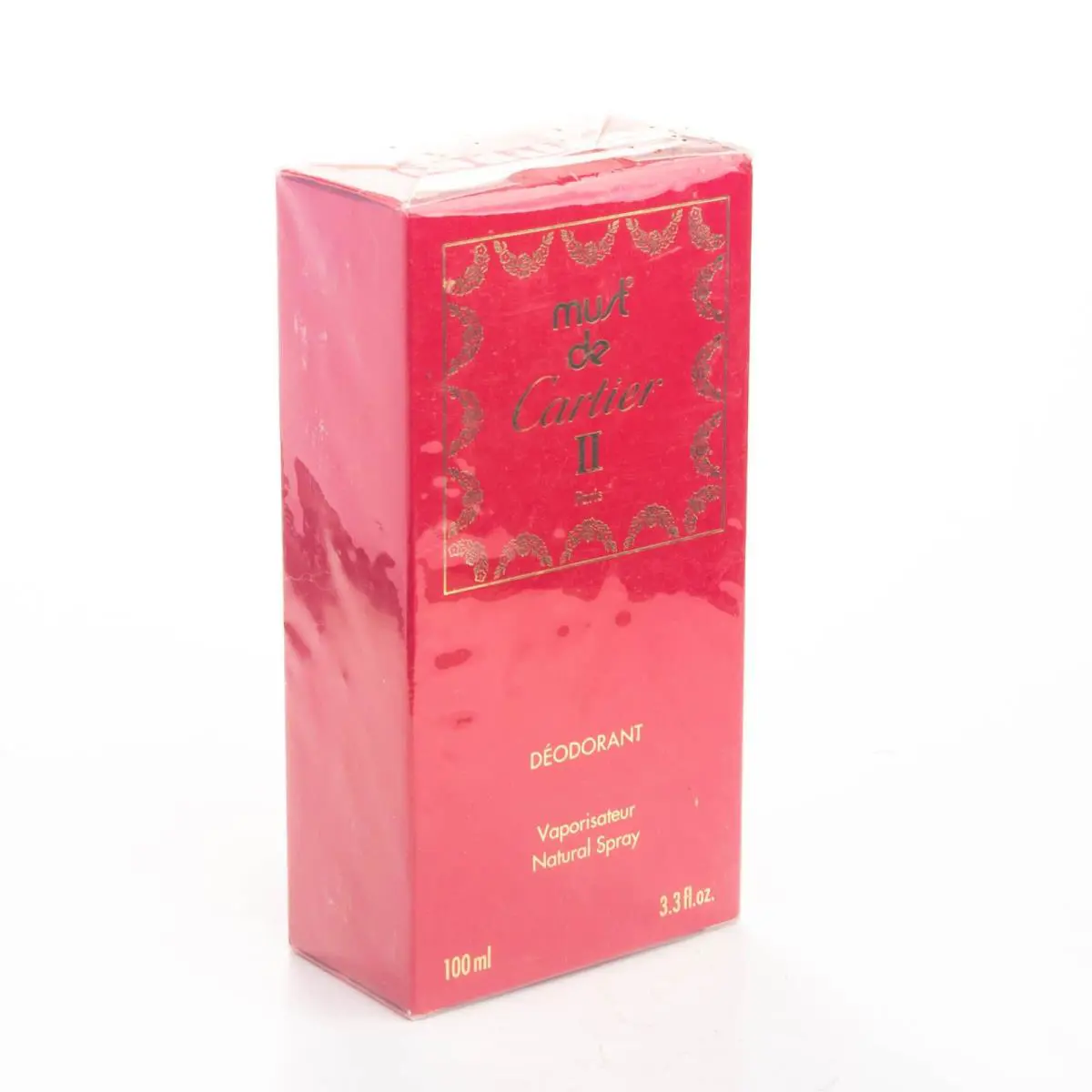 Must II de Cartier Deodorant Spray 3.3OZ 100ml Box 2