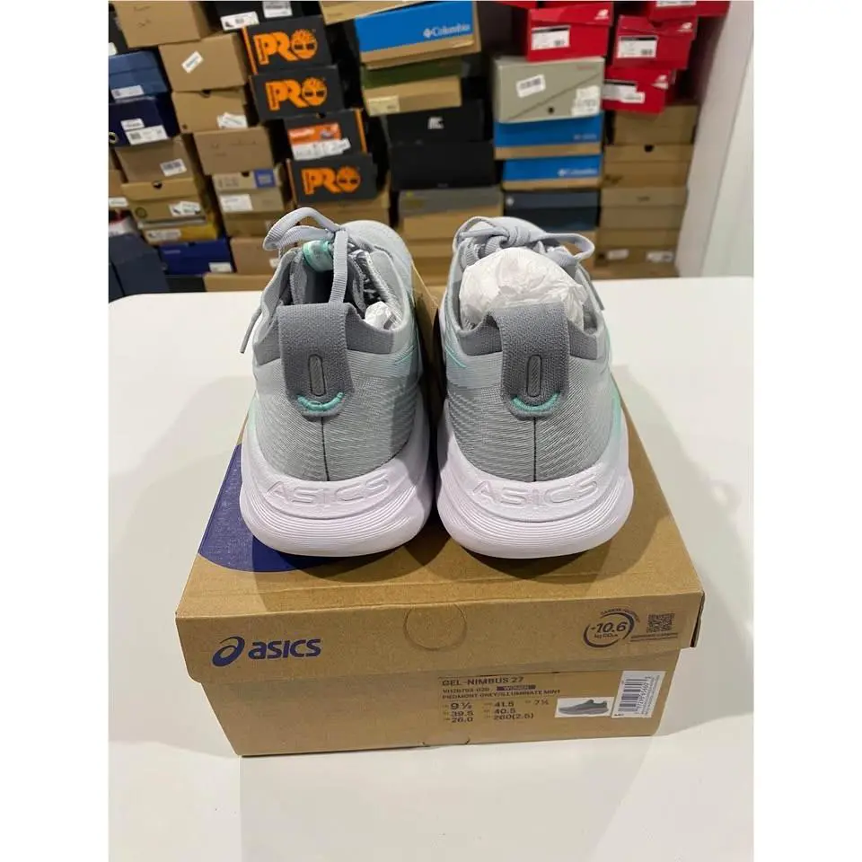 Asics shoes - ASICS Gel Nimbus - Gel Nimbus - 1012B752-020 - Piedmont Grey/Illuminate Mint 2