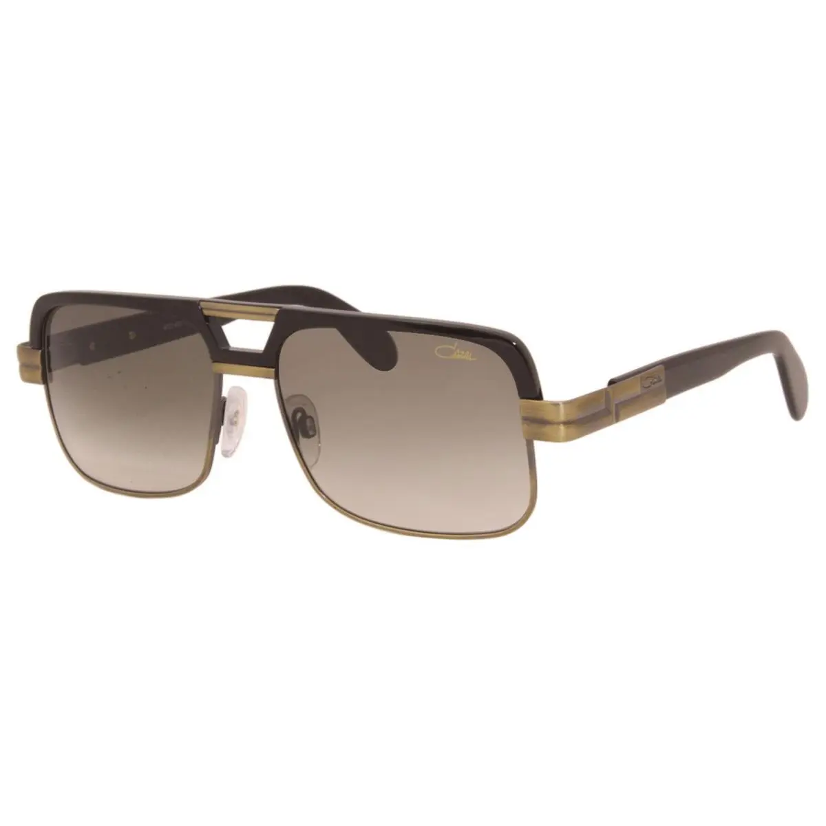 Legends 993 001 Sunglasses Men`s Black-gold/brown Gradient Lenses 58mm by Cazal