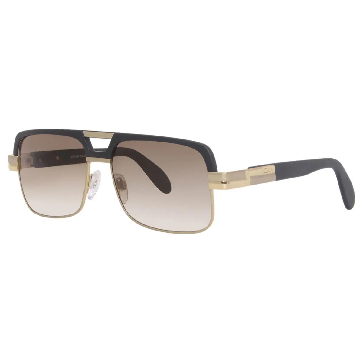 Cazal Legends 993 004 Sunglasses Men`s Black-gold/brown Gradient Lenses 58mm - Frame: Black, Lens: Brown