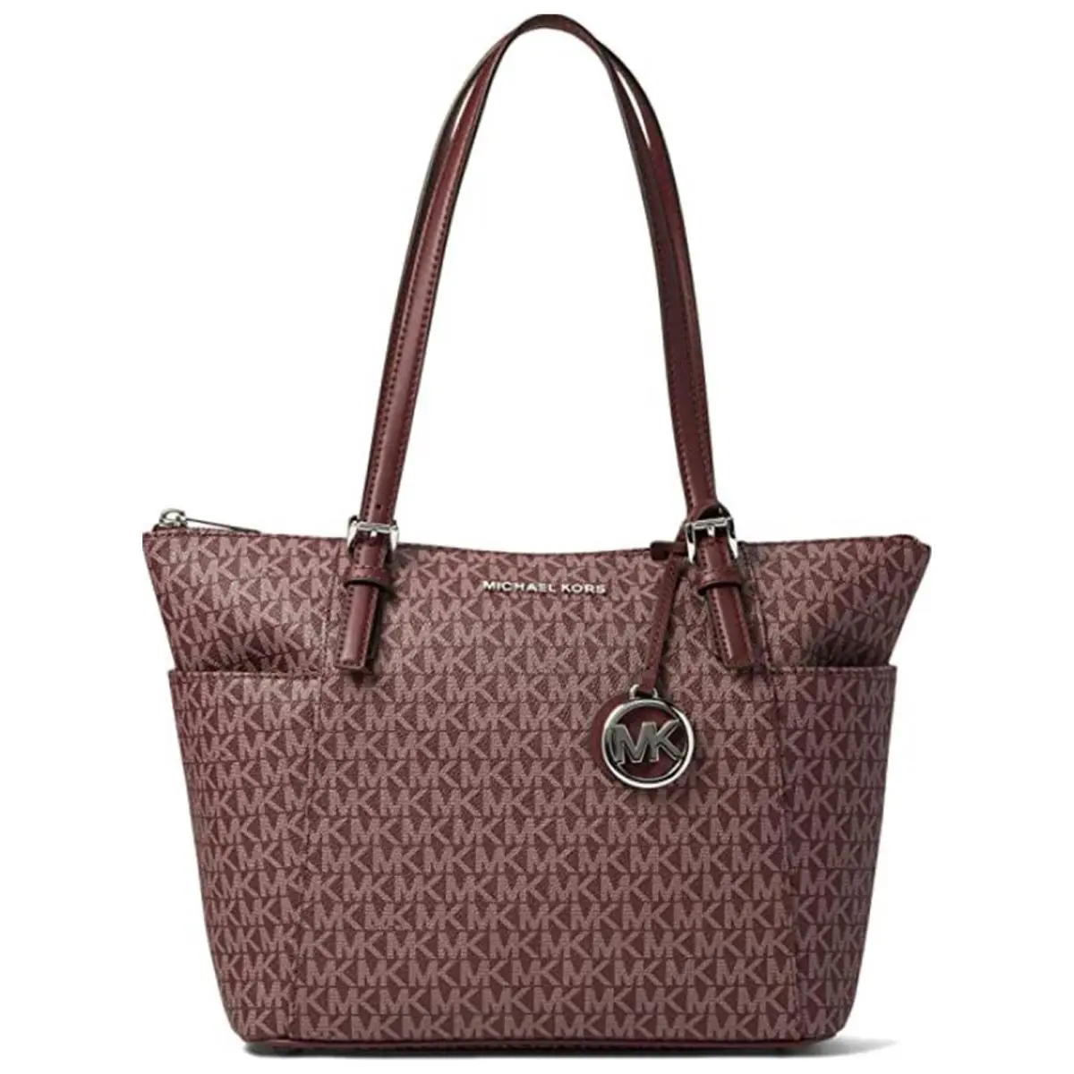 Michael Kors Jet Set Item East/west Top Zip Tote Merlot One Size 30T2STTT8V-580