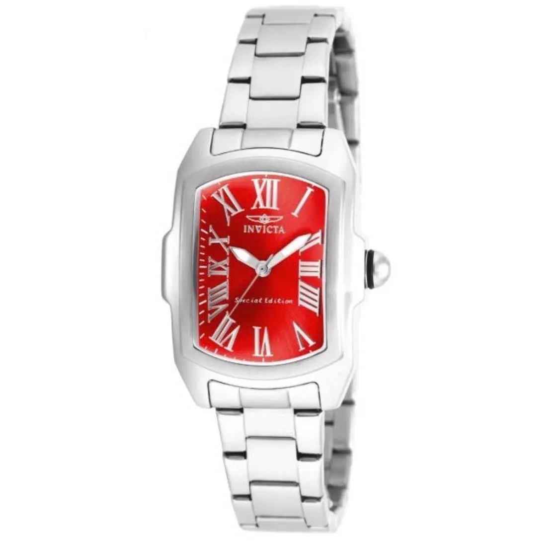 Invicta Women`s Lupah Red Dial 29mm Case Special Edition Watch Model 18624