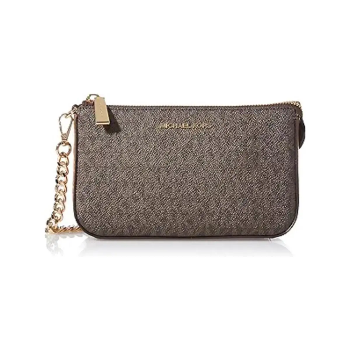 Michael Kors Jet Set Medium Chain Pouchette Brown 32F1GJ6W6B-200