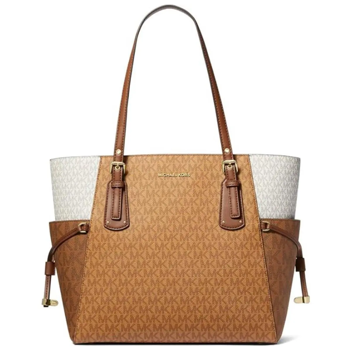 Michael Kors Voyager East West Tote Pale Peanut Multi 30S0GV6T4V-209