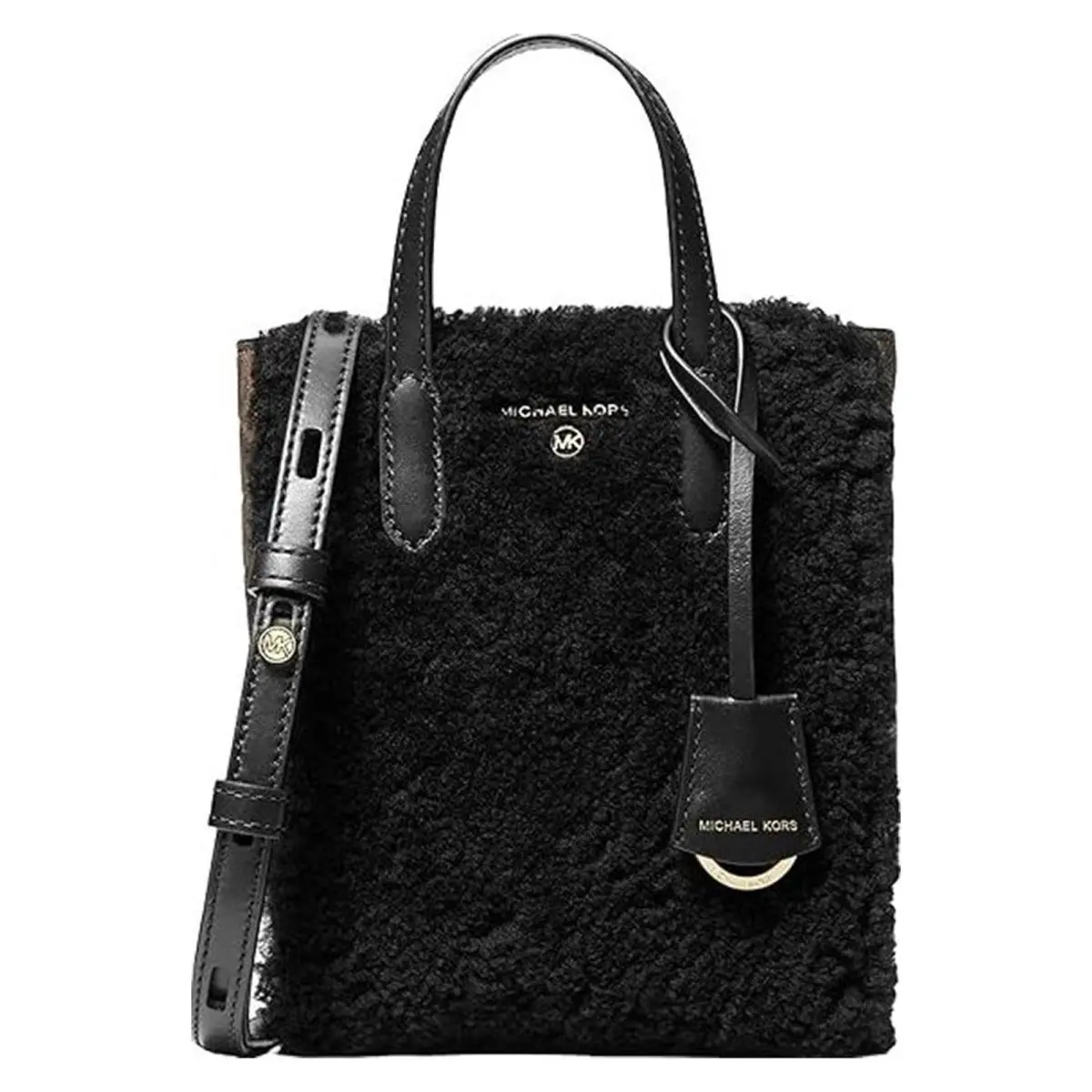 Michael Kors Sinclair Extra-small Pebbled Leather Crossbody Bag Brown/blk 32F1
