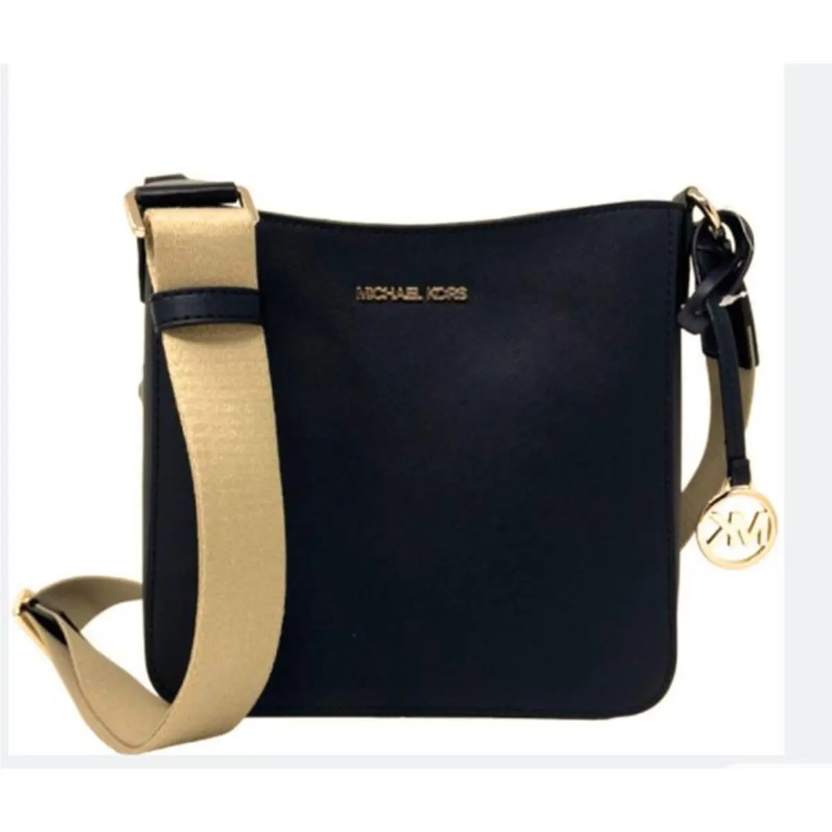 Michael Kors Small Leather Crossbody Bag Black 35S4GTVC5L-001