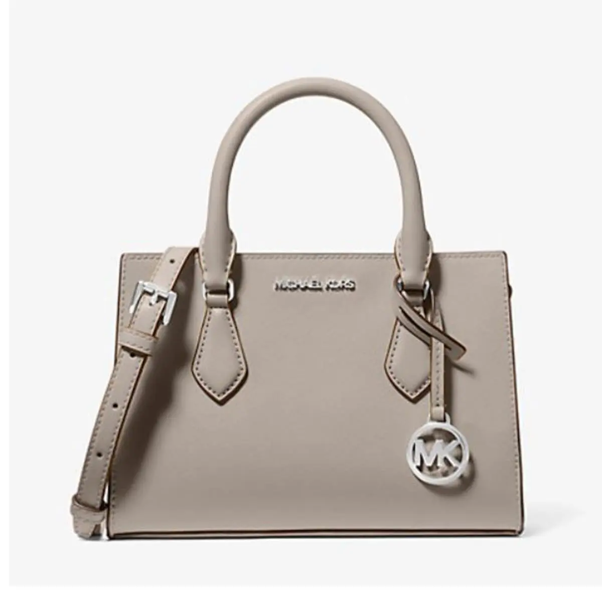 Michael Kors Sheila Small Satchel Pearl Grey 35S3S6HS5L-081