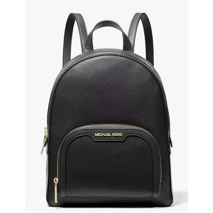 Michael Kors Jaycee Medium Logo Backpack Black 35S2G8TB2L-001