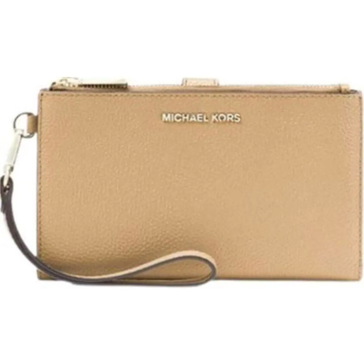 Michael Kors Double Zip Wristlet One Size Camel 32T8TFDW4L-222