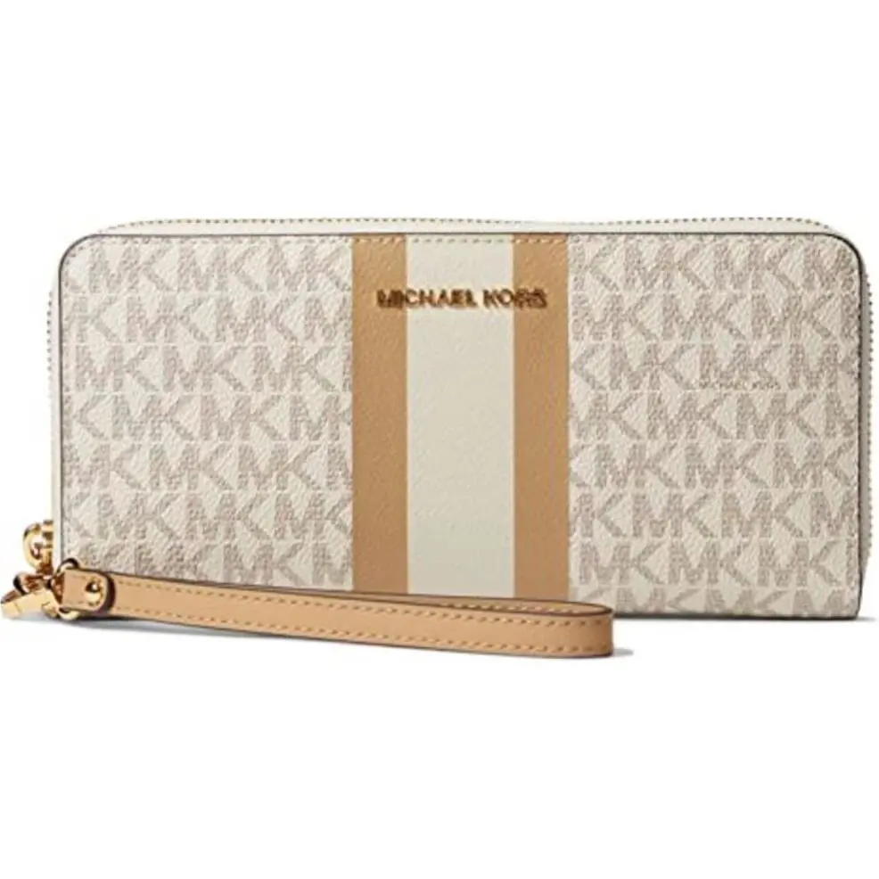 Michael Kors Jet Set Travel Continental Vanilla Multi One Size32T9GF6T3B-600