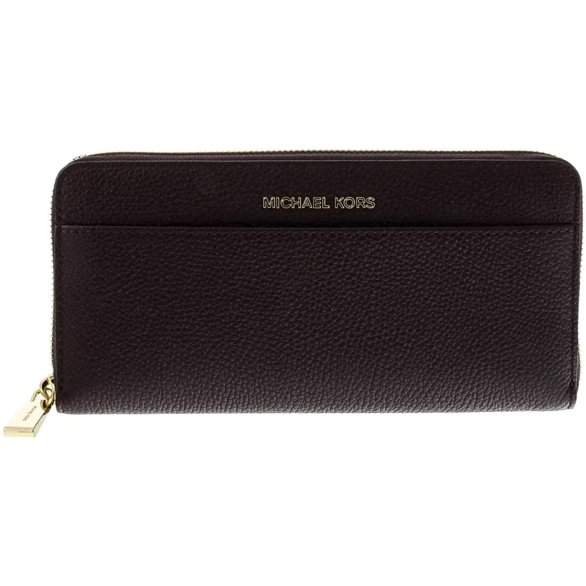Michael Kors Mercer Pocket Continental Wallet 32S7GM9E9L-599 - Exterior: Navy, Hardware: Gold