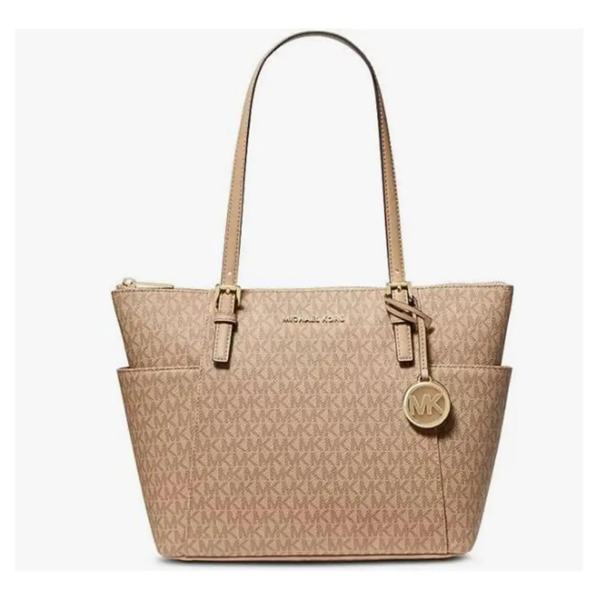 Kors Jet Set Item East/west Top Zip Tote Camel/camel One Size