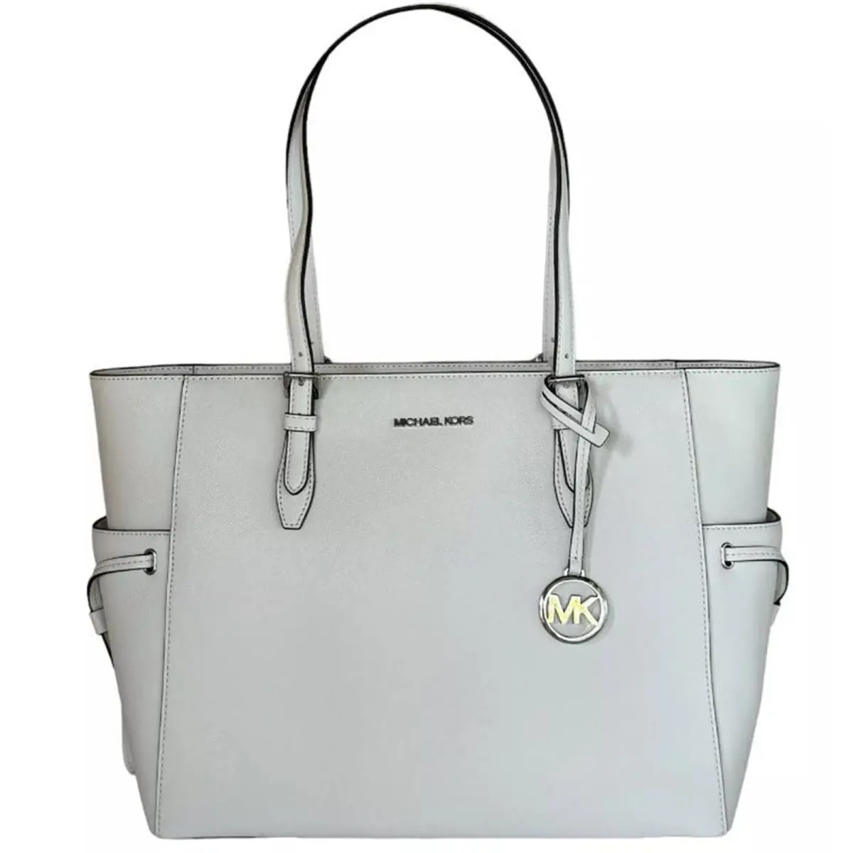 Michael Kors Gilly Large Saffiano Leather Tote Bag Optic White 35S1S2GT7L-optic