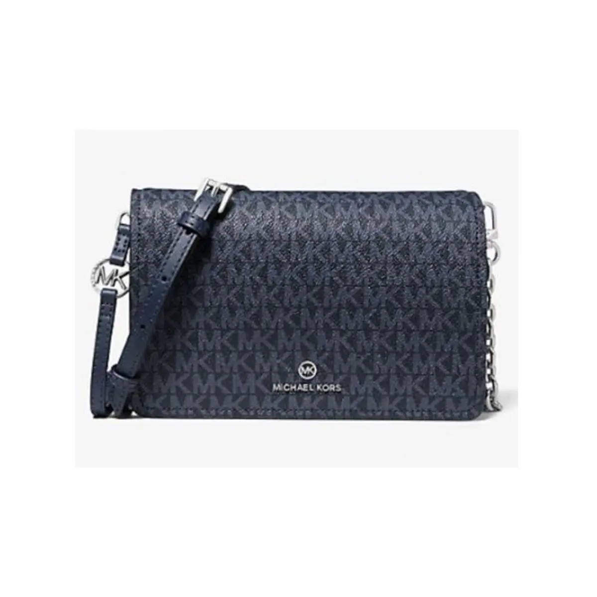 Michael Kors Jet Set Charm Large Dome Crossbody Admiral/paleblue 32S2ST9C7V-444