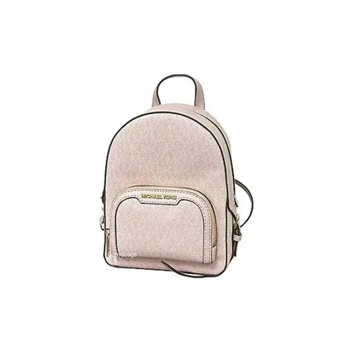 Michael Kors Jaycee XS Mini Convertible Backpack MK Signature Crossbody Powder - Exterior: Multicolor, Hardware: Gold