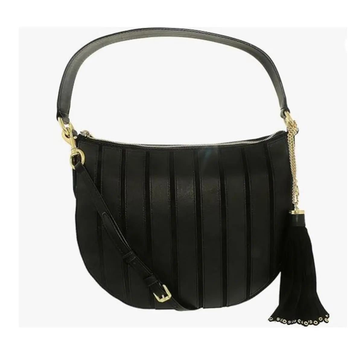 Michael Kors Women`s M Brooklyn Applique Convertible Suede Tote 30F6ABJH6S-001