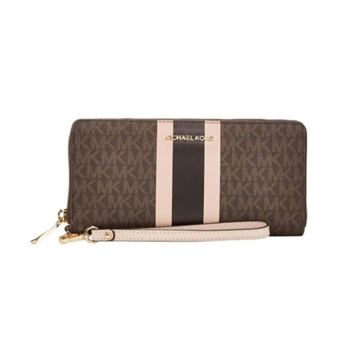 Kors Jet Set Travel Continental Brown/soft Pink One Size …