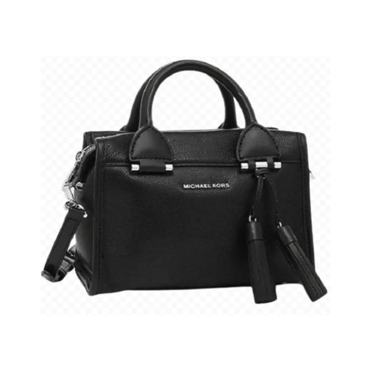 Michael Geneva Large Satchel Black 30F6STXS3L-001 by Michael Kors