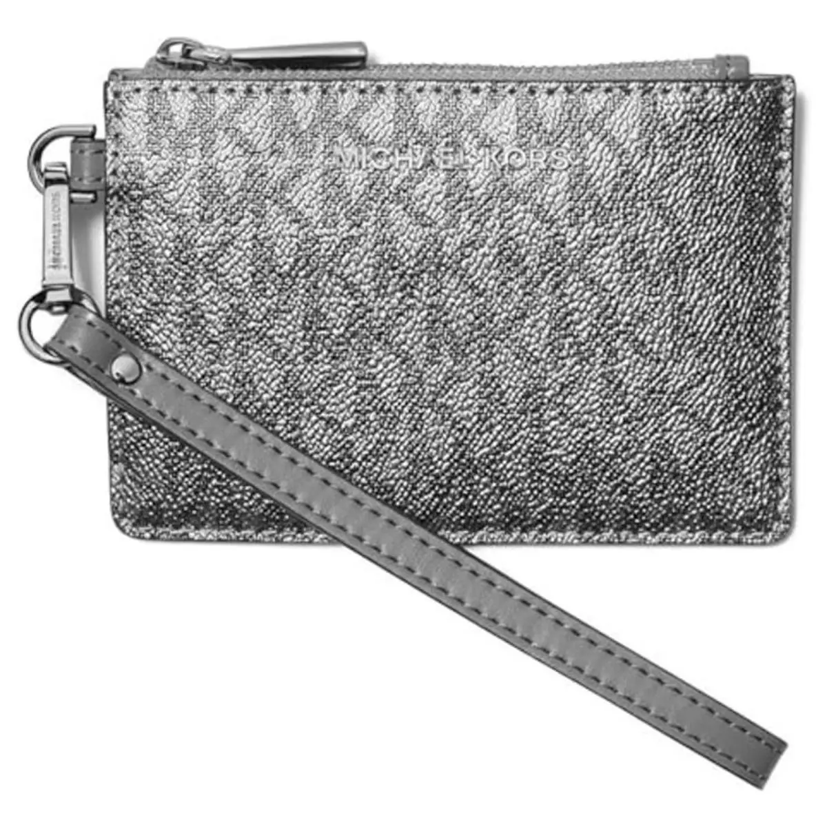 Michael Kors Jet Set Small Coin Purse Dark Silver One Size 34H3SJ6P1V-148