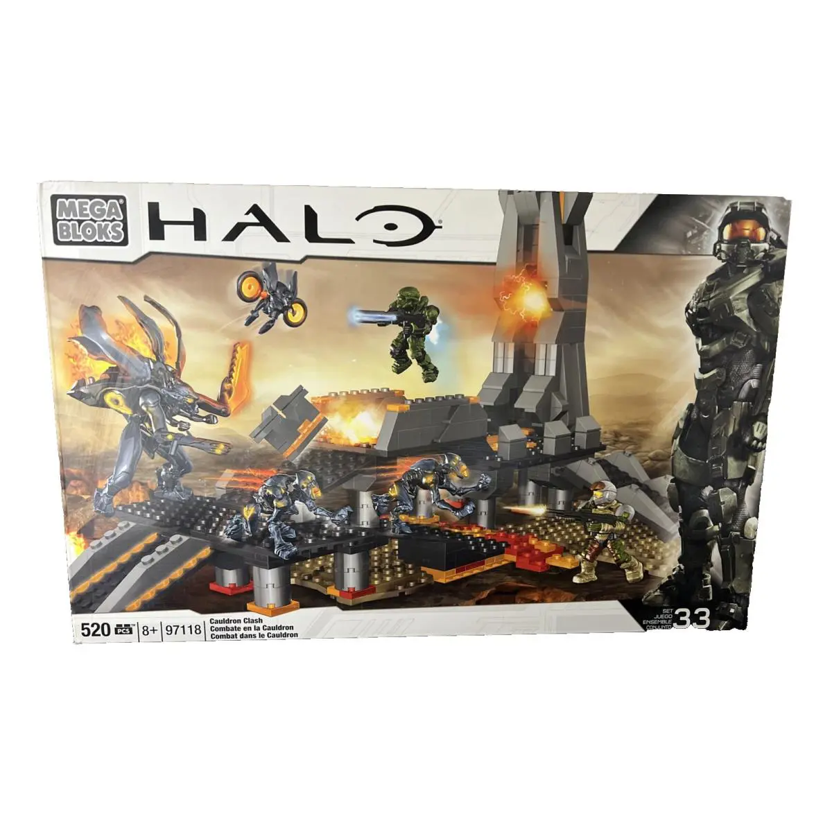 Mega Bloks Halo 97118 2013 Cauldron Clash 520 Pcs Set 33