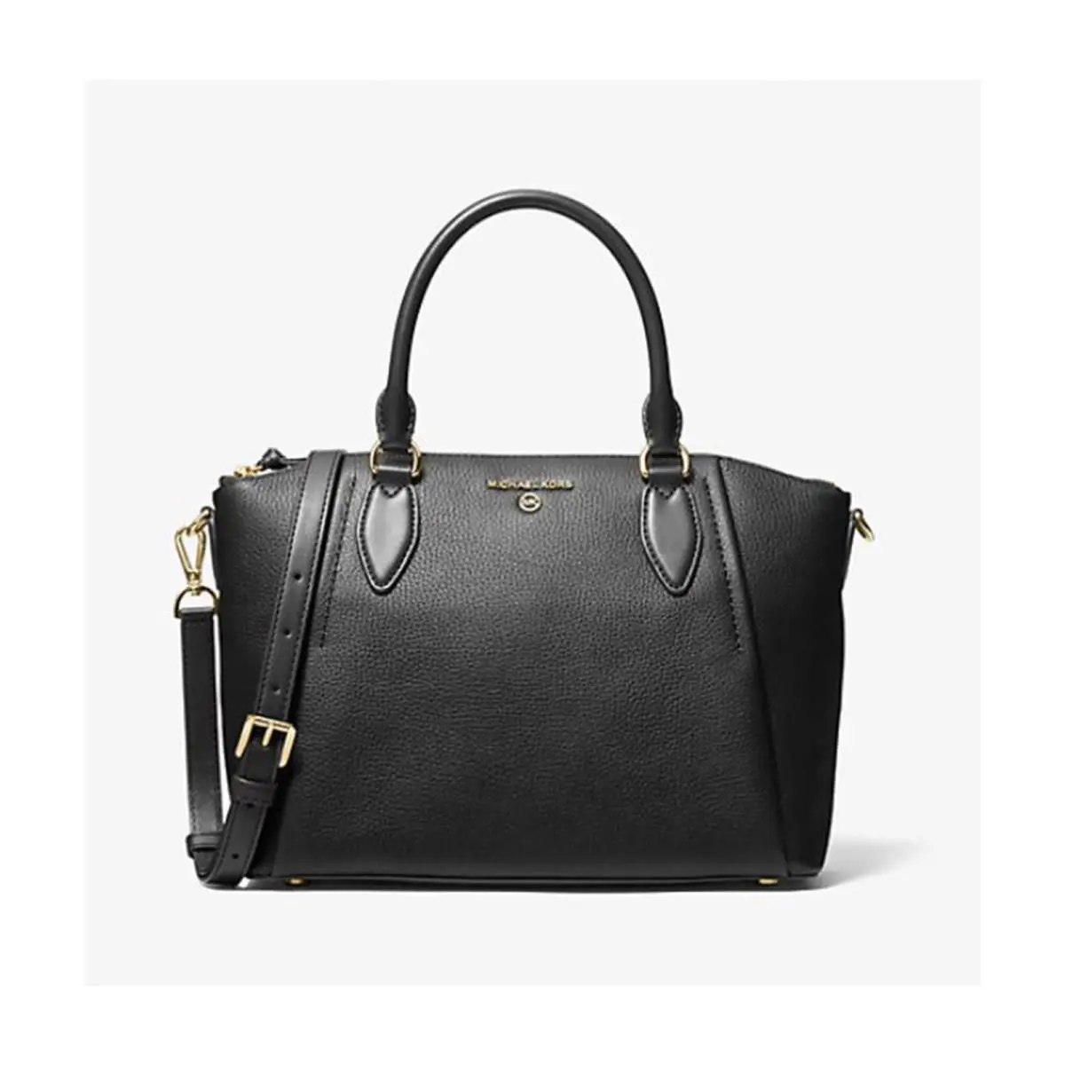 Michael Kors Sienna Medium Satchel Black One Size 30F1G4SS2L-001