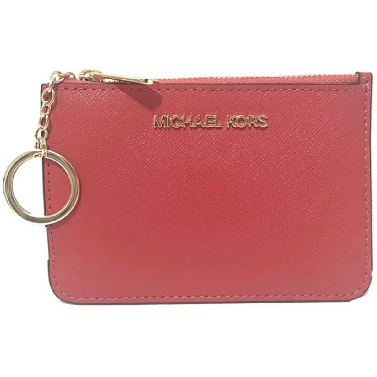 Michael Kors Jet Set Travel Small Saffiano Leather Coin Pouch 35F7GTVU1L-ltbry