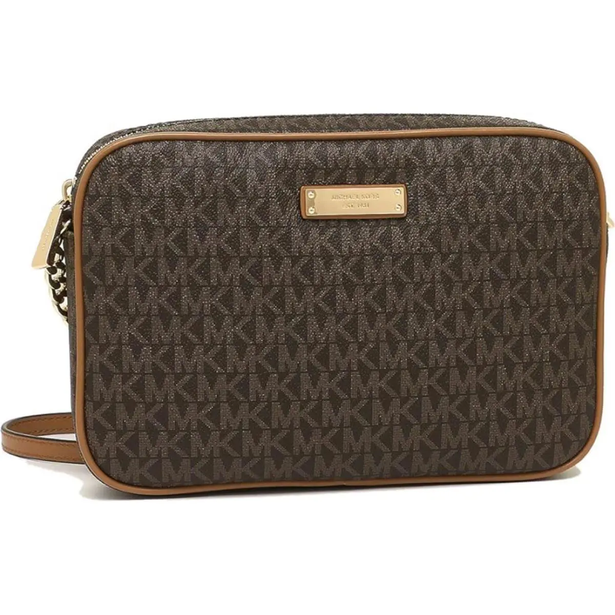 Michael Kors Jet Set Large Crossbody - Brown 32S7GJSC7B-200