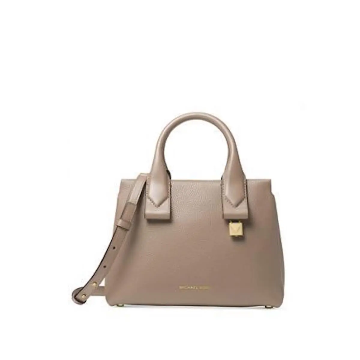 Rollins Small Pebbled Leather Satchel by Michael Kors